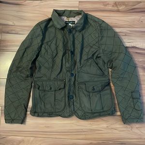 Eddie Bauer Green Cotton Jacket